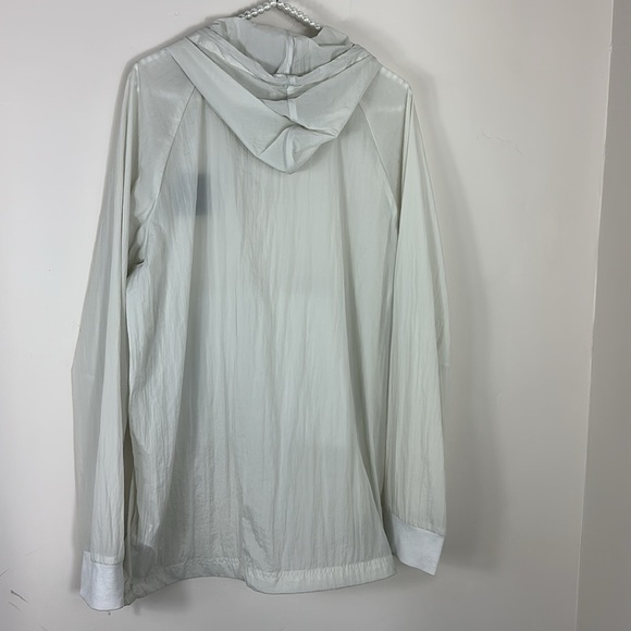 Adidas Originals Water Repellent Nylon Hoodie Pullover Medium - Picture 7 of 10